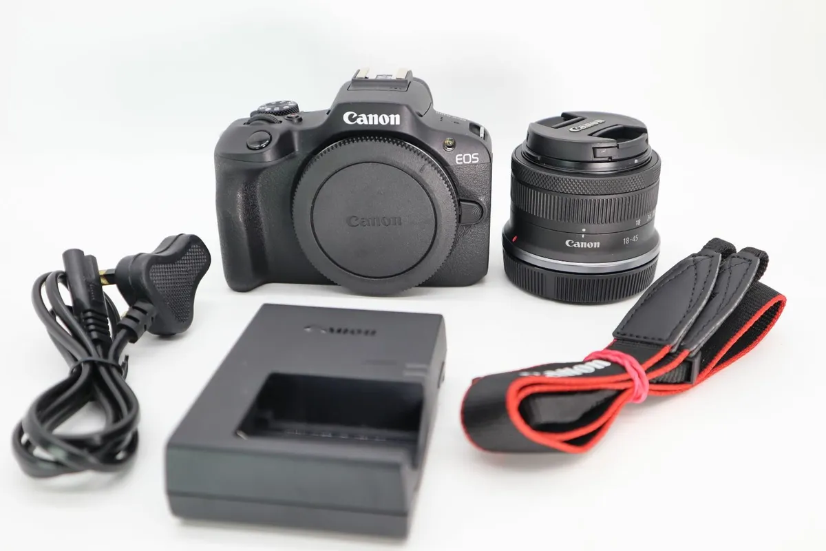 CANON EOS R100 & RF-S 18-45 F4.5-6.3 IS STM LENS - Image 1