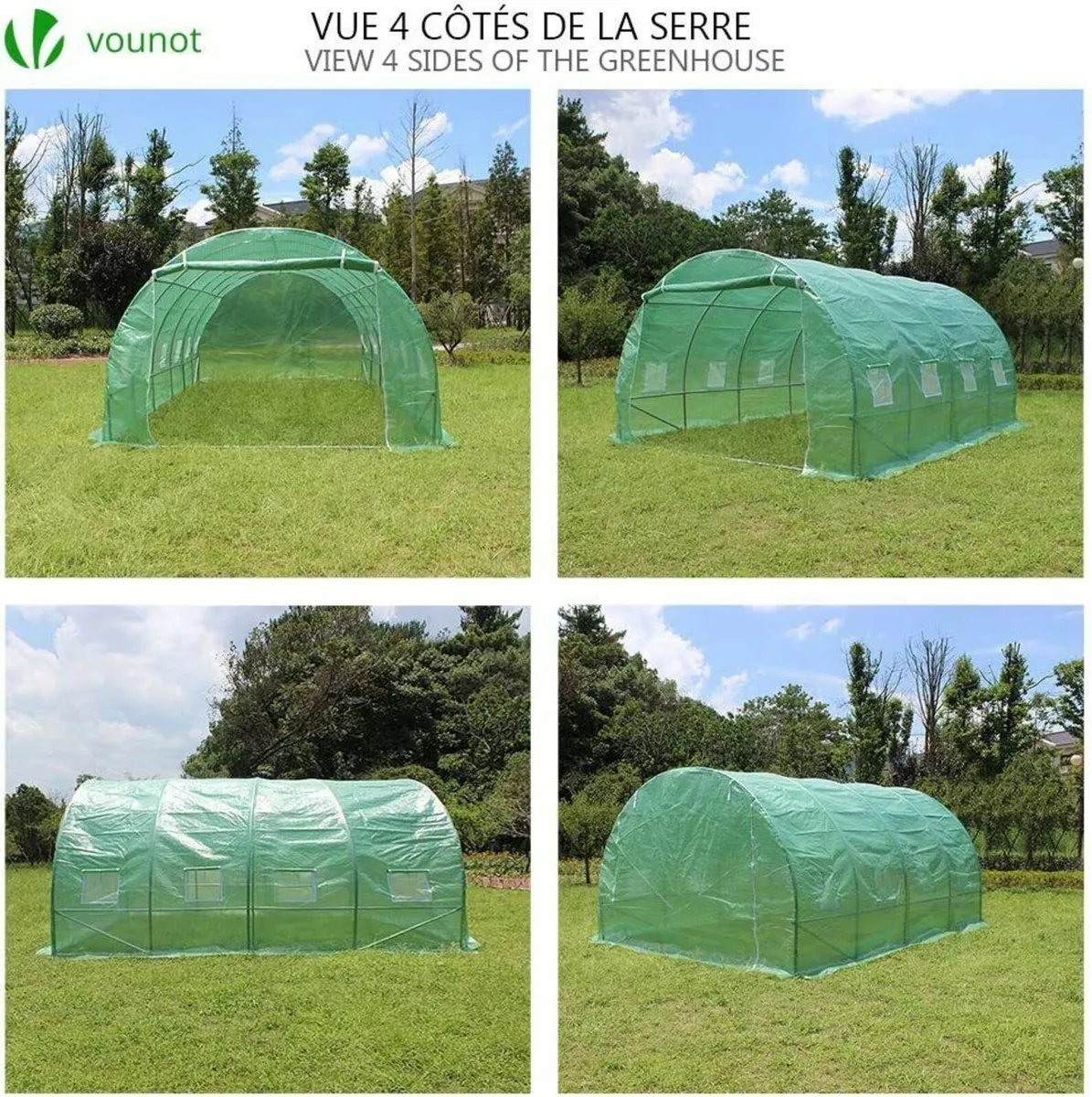 4x3x2m Polytunnel Greenhouse: 12m² Gardening Space - Image 4