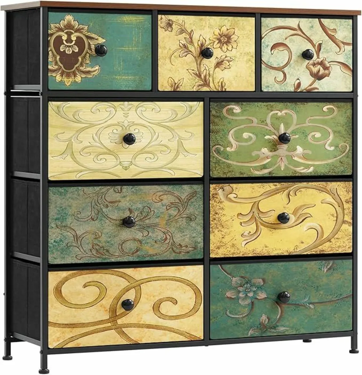 Chest of Drawers Bedroom Furniture Storage Green - Image 1