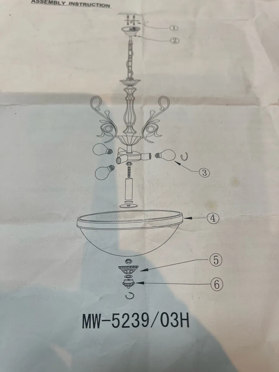 Brand New & Unused Chandelier Ceiling Light - Image 2