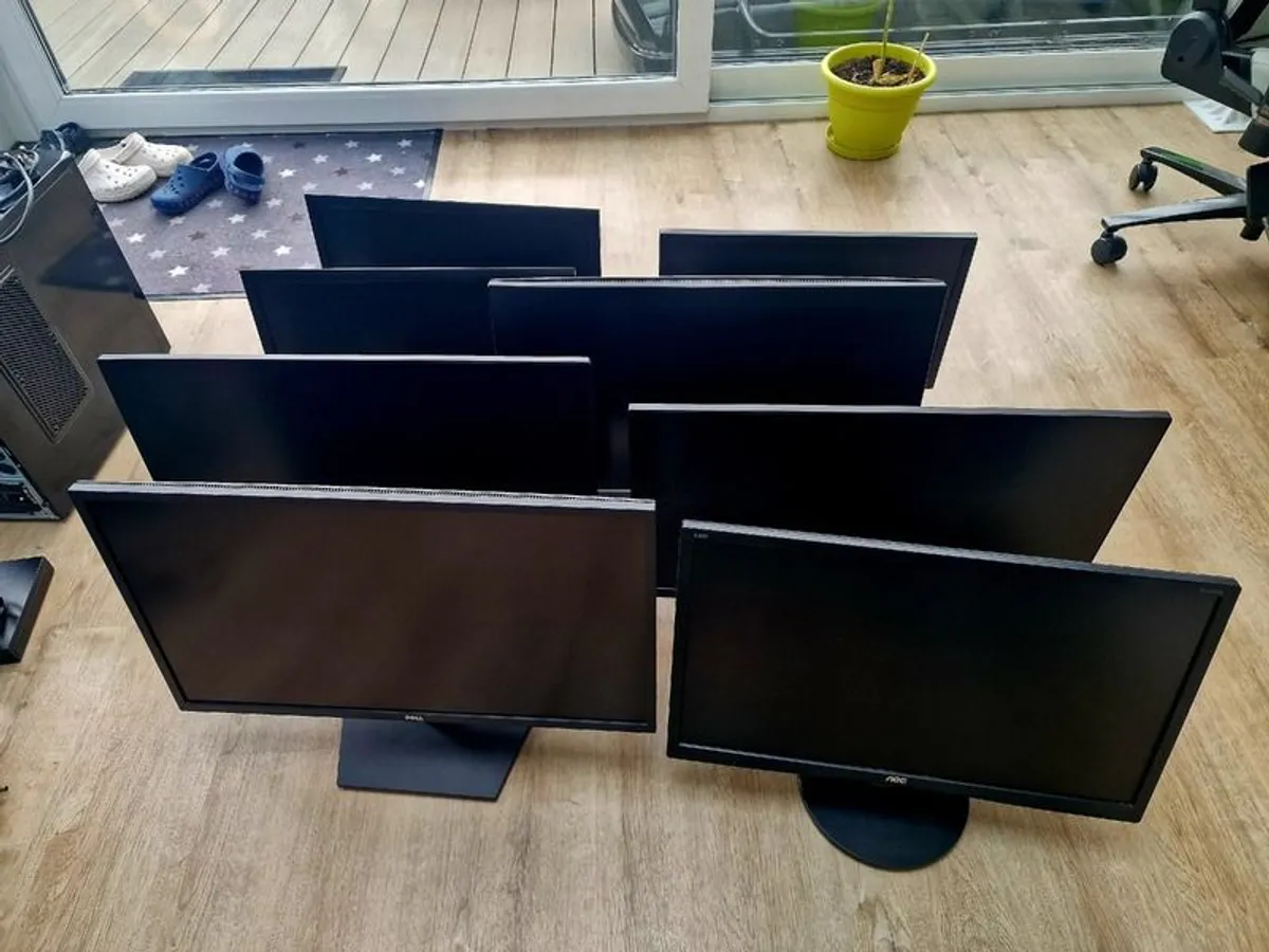 Computer Desktop Monitors - 22" 27" 32" inch LCD LED VGA HDMI DVI Screen - ASUS Dell AOC Philips - Image 1