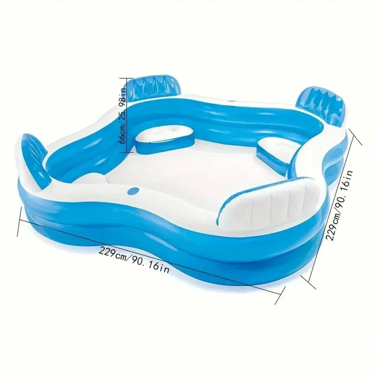 Family-Size Inflatable Swimming Pool - Image 3