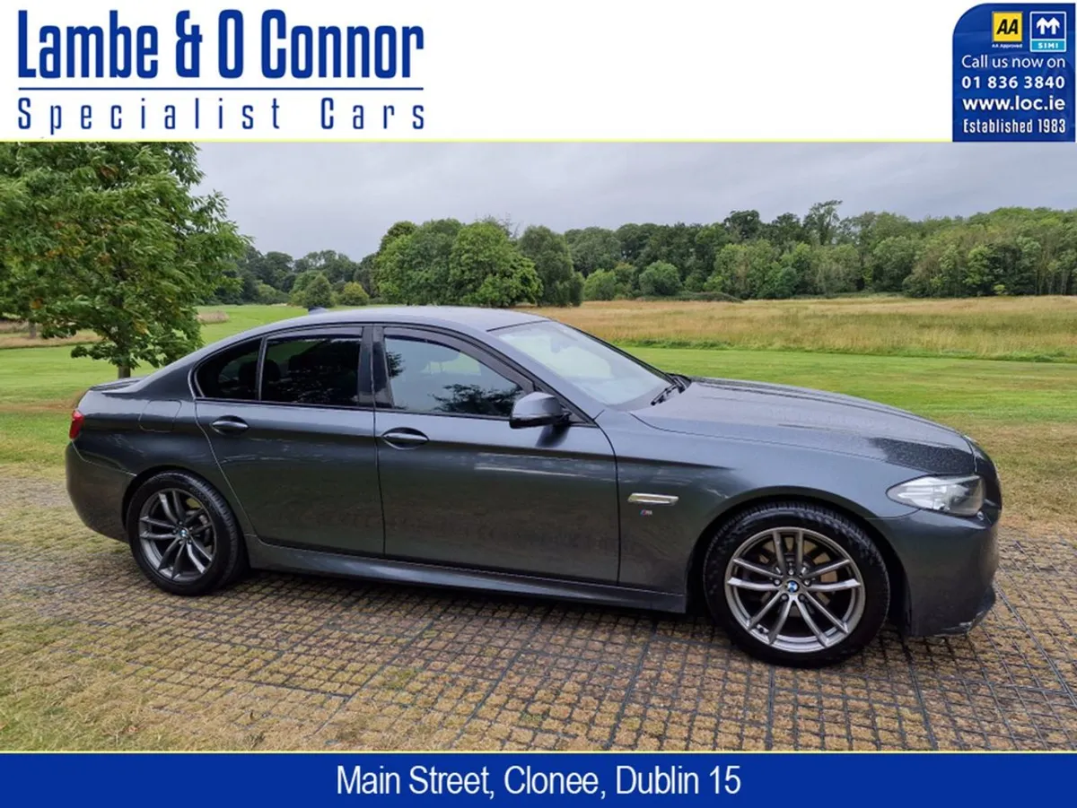 BMW 5 Series 520d M Sport Auto Grey MET / Black L - Image 1