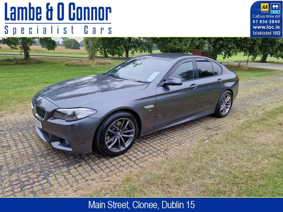 BMW 5 Series 520d M Sport Auto Grey MET / Black L - Image 3