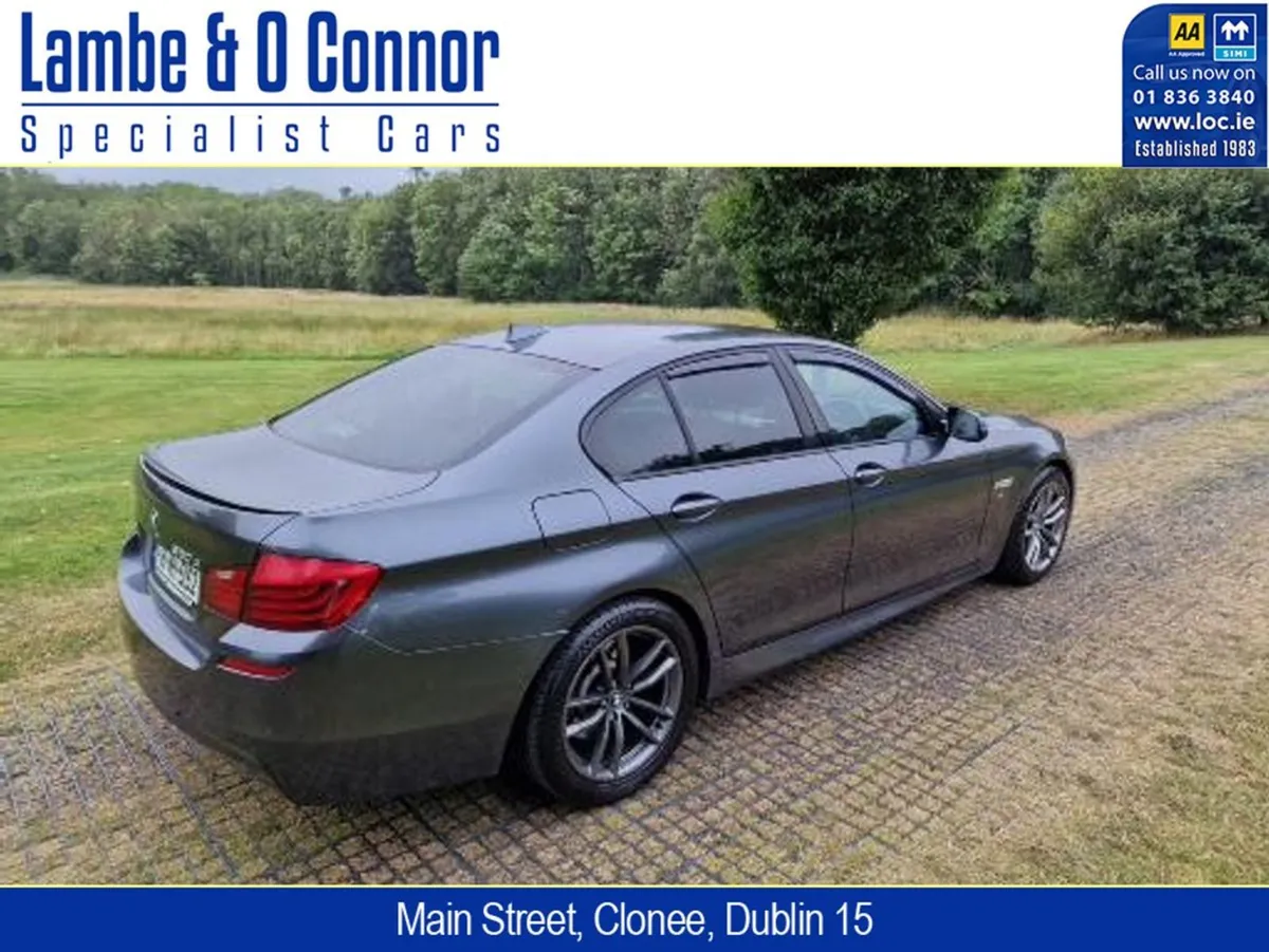 BMW 5 Series 520d M Sport Auto Grey MET / Black L - Image 4