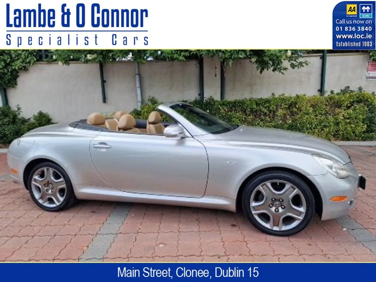 Lexus SC SC 430 Convertible Cosmo Silver / TAN Le - Image 3