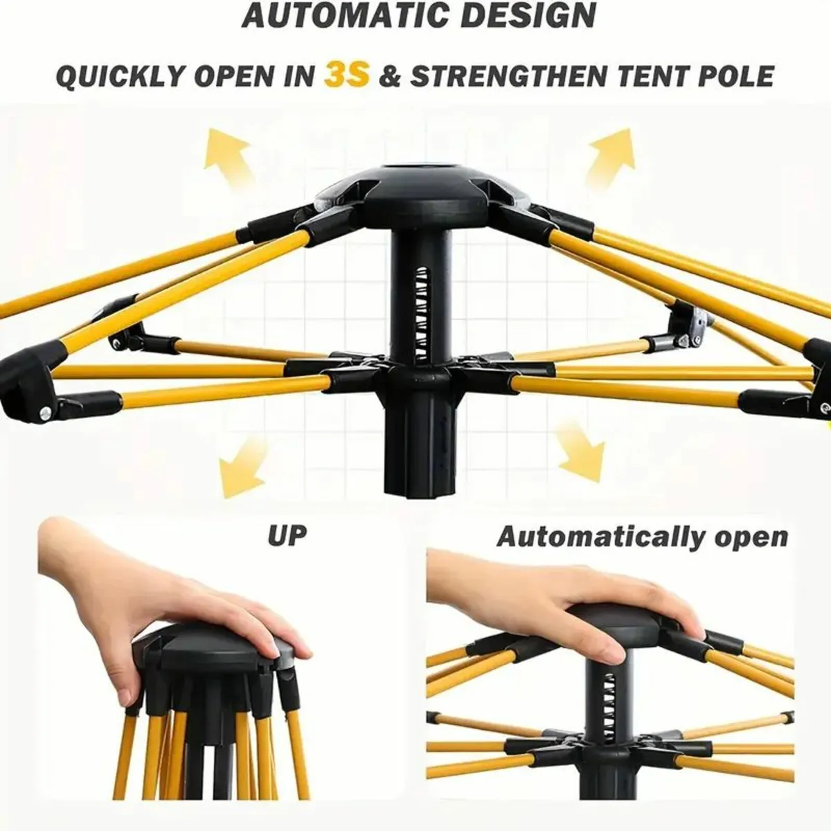 4-Person Automatic Pop-Up Tent - Image 4