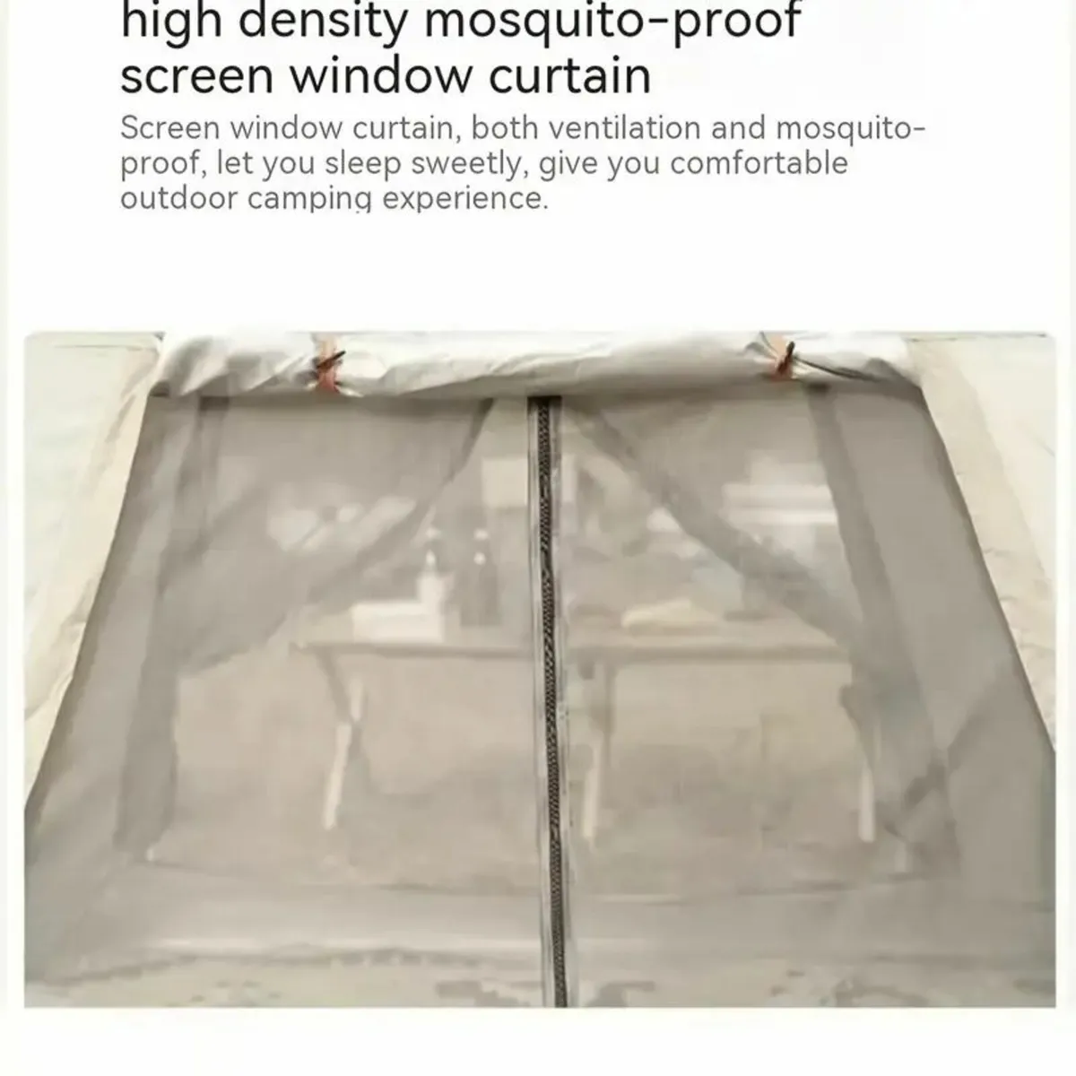 8-Person Family Camping Tent with Canopy - Image 3