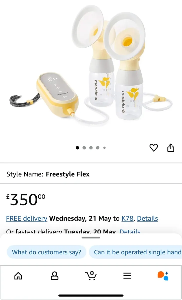 Medela FreeStyle Flex Double Electric Breast Pump - Image 1