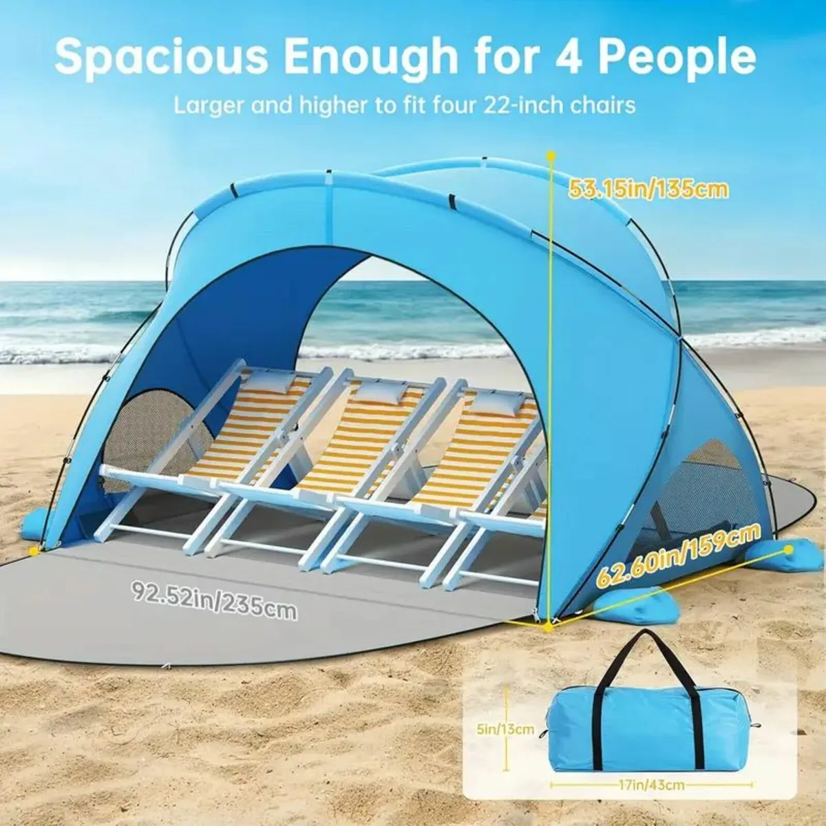 Beach Tent Sun Shelter - Image 2