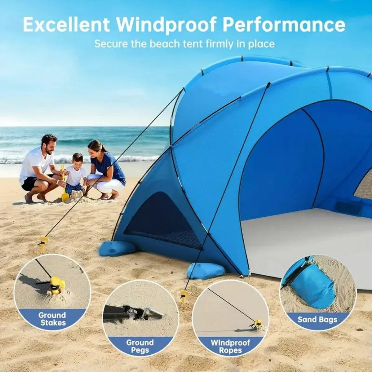 Beach Tent Sun Shelter - Image 3