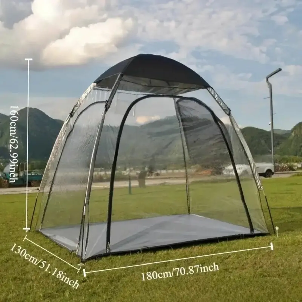 Transparent PVC Tent for 2 Person - Image 2
