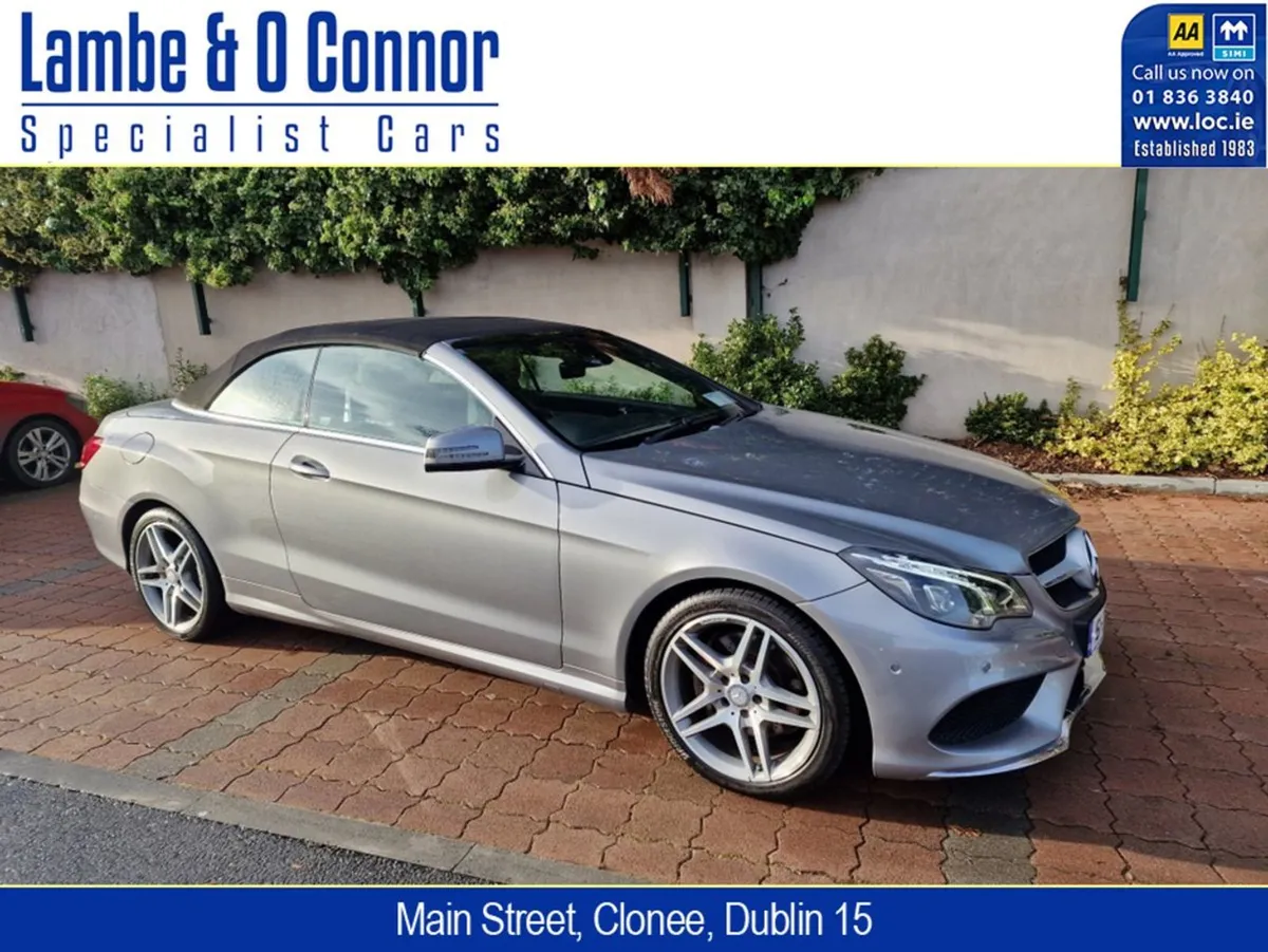 Mercedes-Benz E-Class E220 AMG Line Convertible P - Image 3