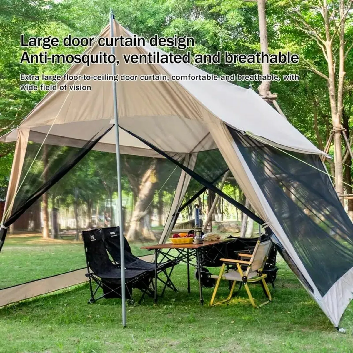Sonuto 210D Family Camping Tent - Image 3