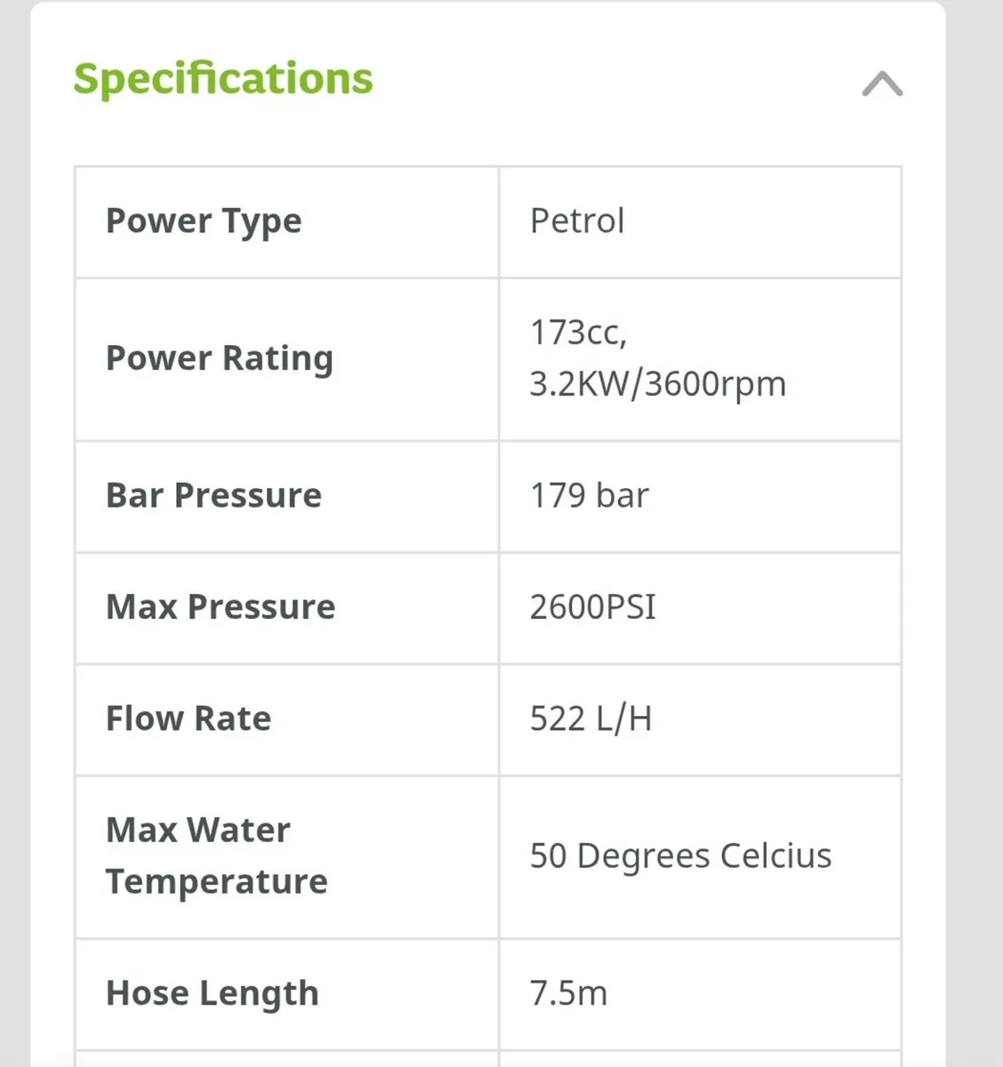 Petrol power washer - Image 3