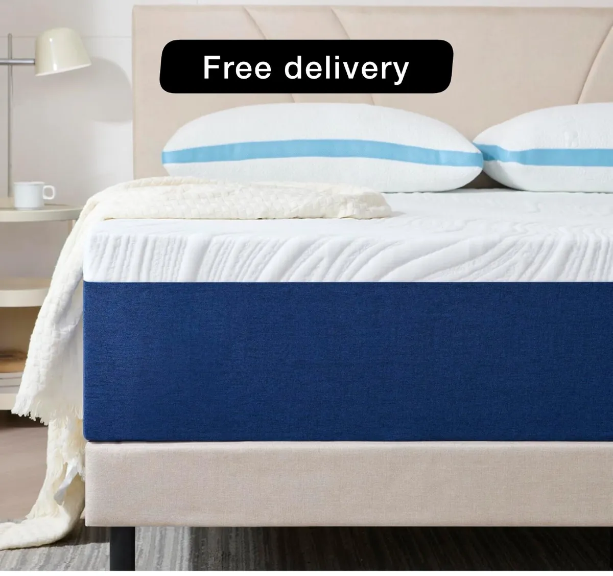 Small Double Mattress,20cm Height,Memory Foam With - Image 1