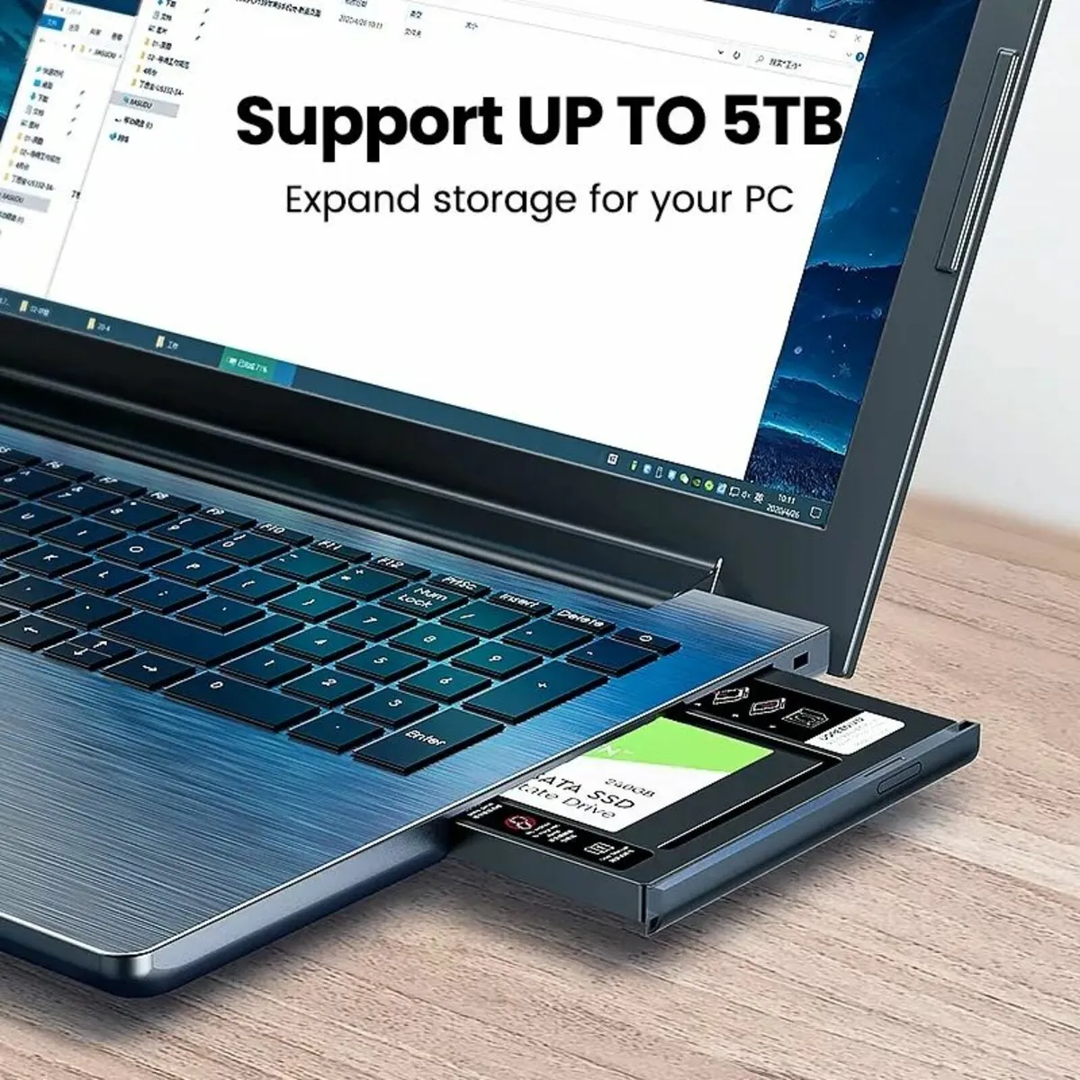 💻 UGREEN Caddy for 2.5" HDD/SSD – Optical Drive - Image 3