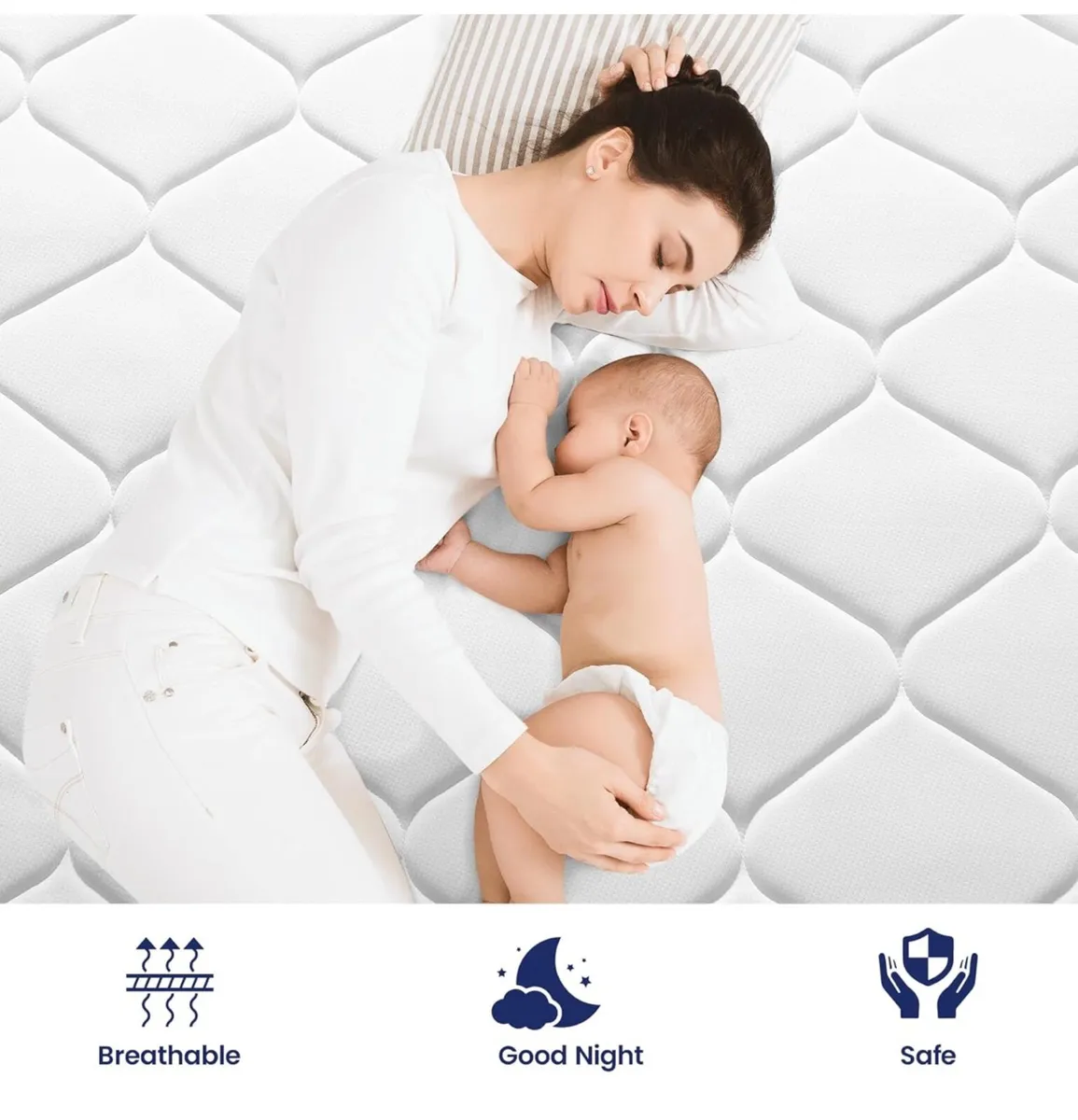 Small Double Mattress, 8.7 Inch Pocket Sprung Matt - Image 3