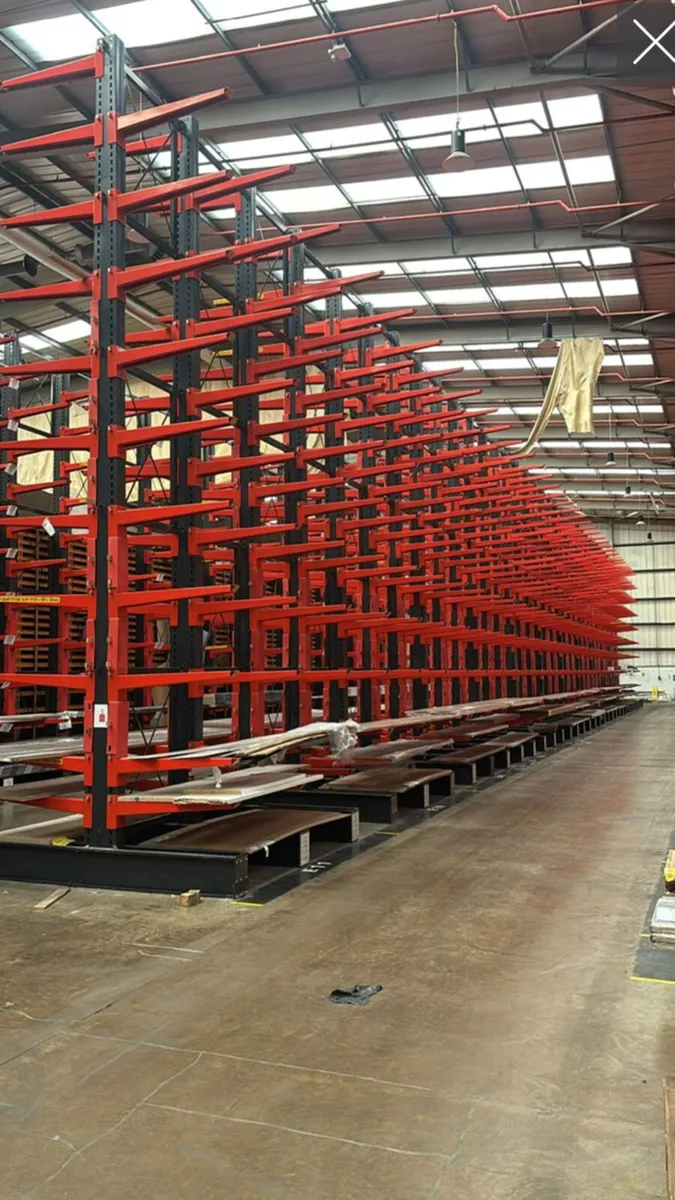 Cantilever timber racking. Large quantity - Image 1