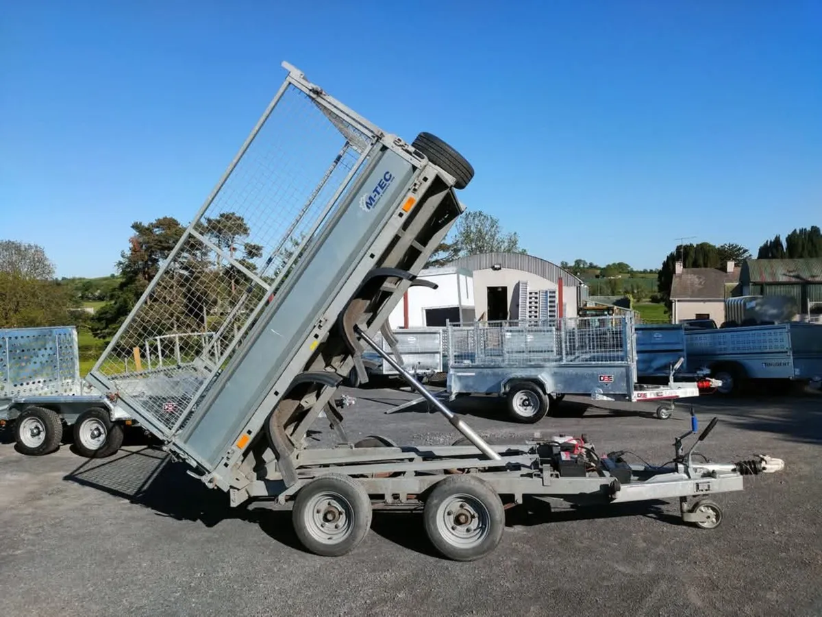 Tipping trailer (as new) - Image 1