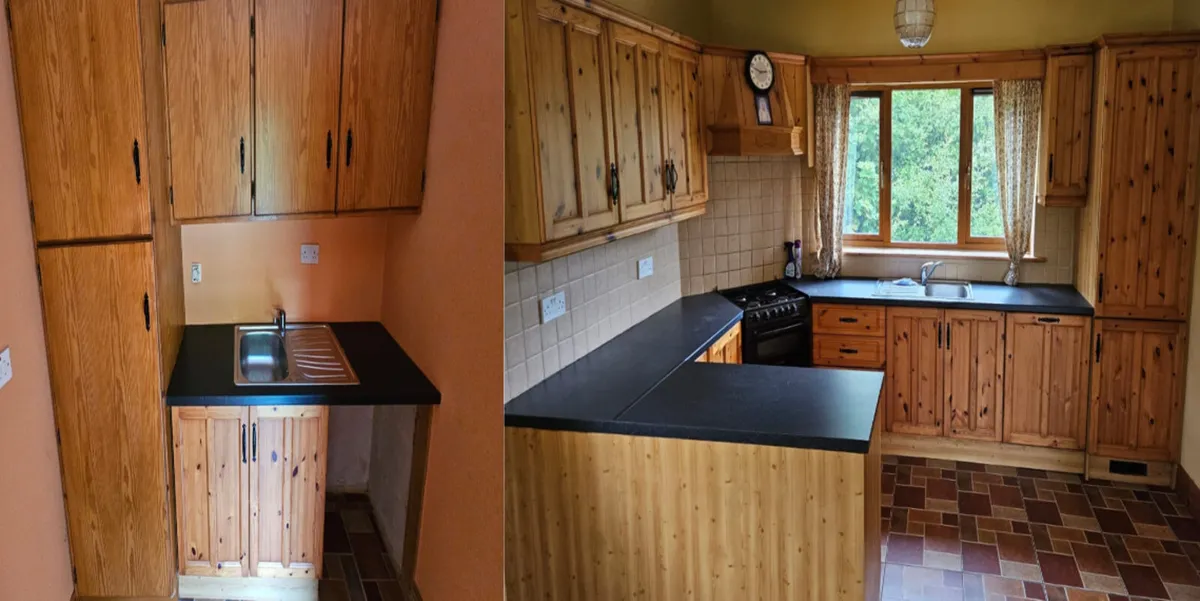 Wooden kitchen and utility - Image 1