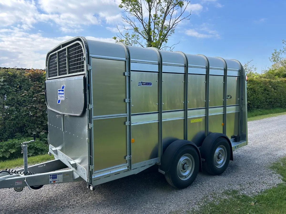 New Ifor Williams 12ft Livestock Trailer - Image 1