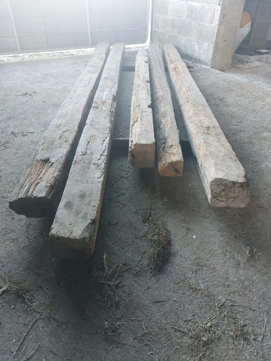 Old timber beams - Image 1
