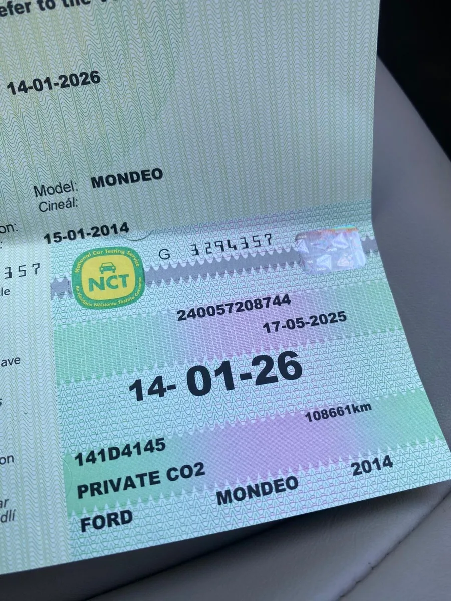2.0 Titanium 108kms Nct 01/26 - Image 2