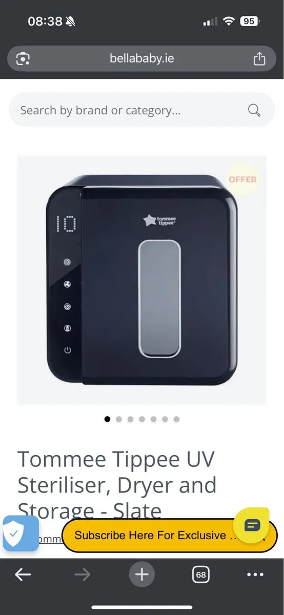 Tommee Tippee UV Steriliser, Dryer and Storage - Image 1
