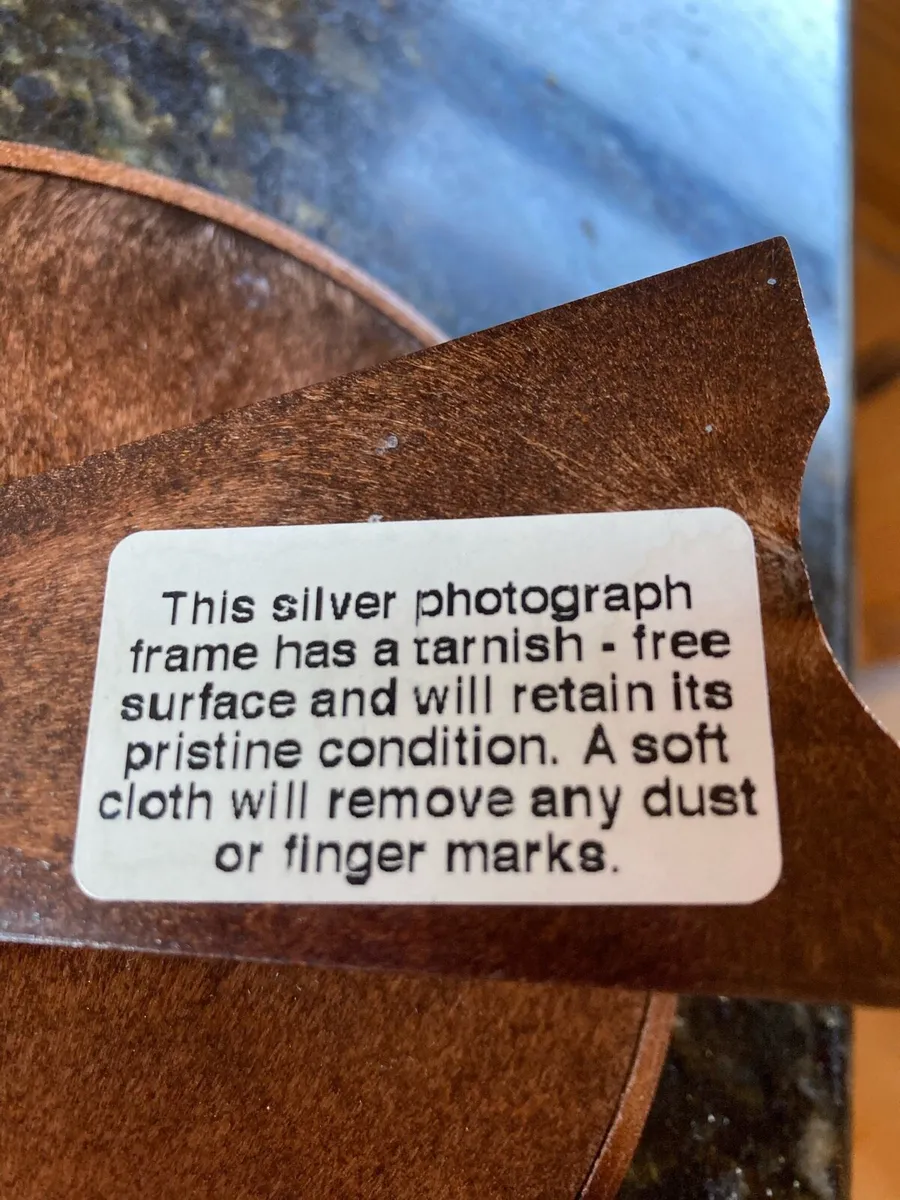 Sterling silver hallmarked frame - Image 4