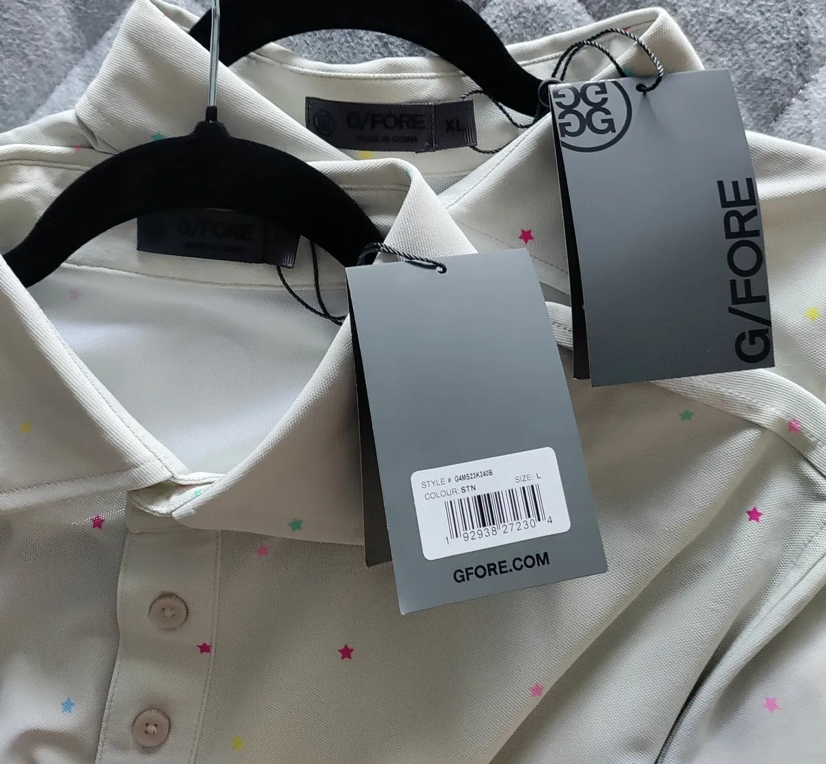 G/Fore Golf polo shirts L & XL New - Image 4