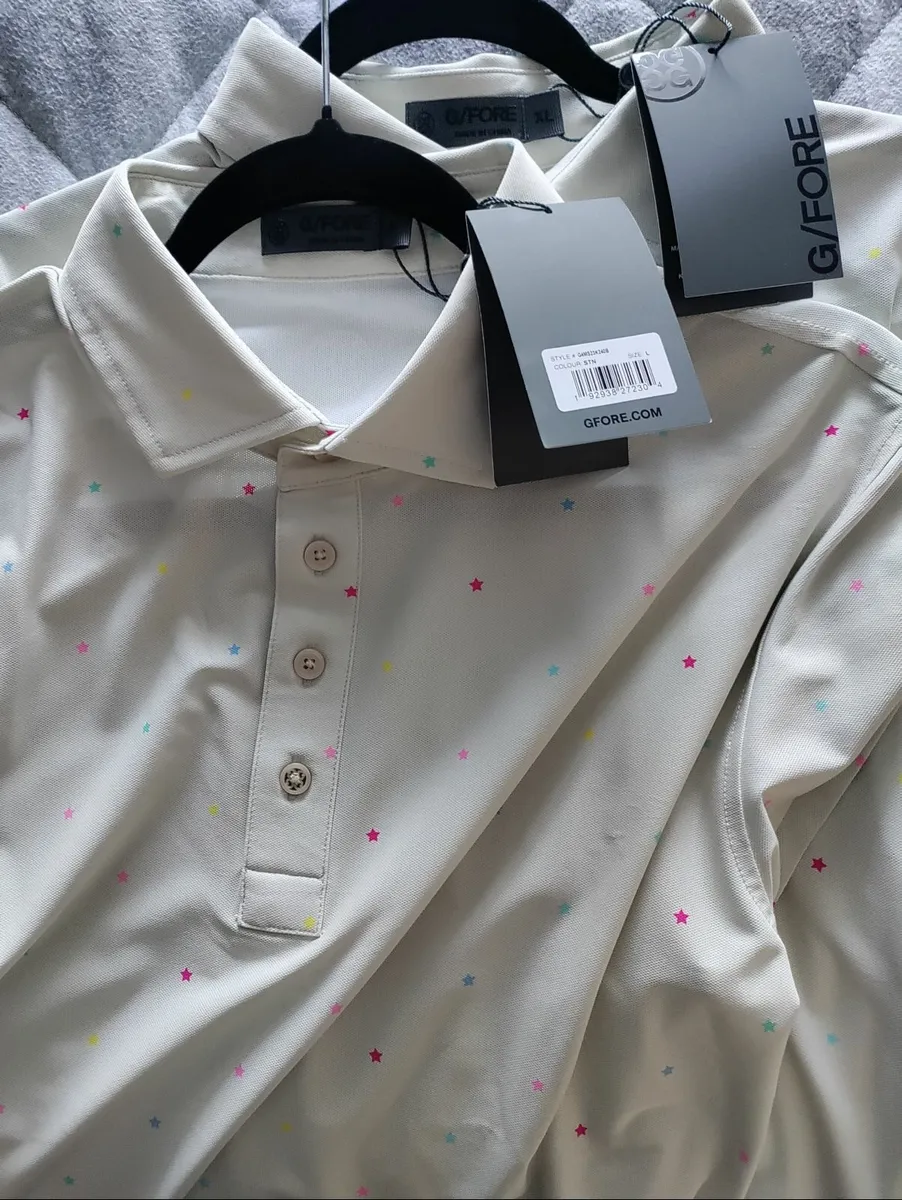 G/Fore Golf polo shirts L & XL New - Image 1
