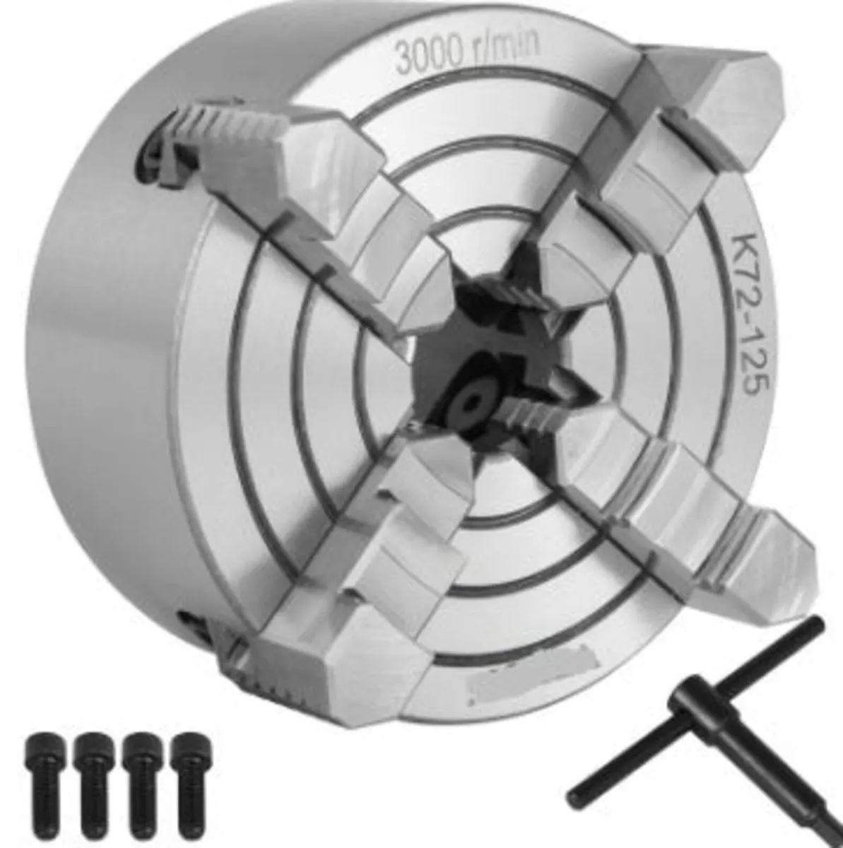 K72-125 5 Inch Lathe Chuck Independent - Image 1