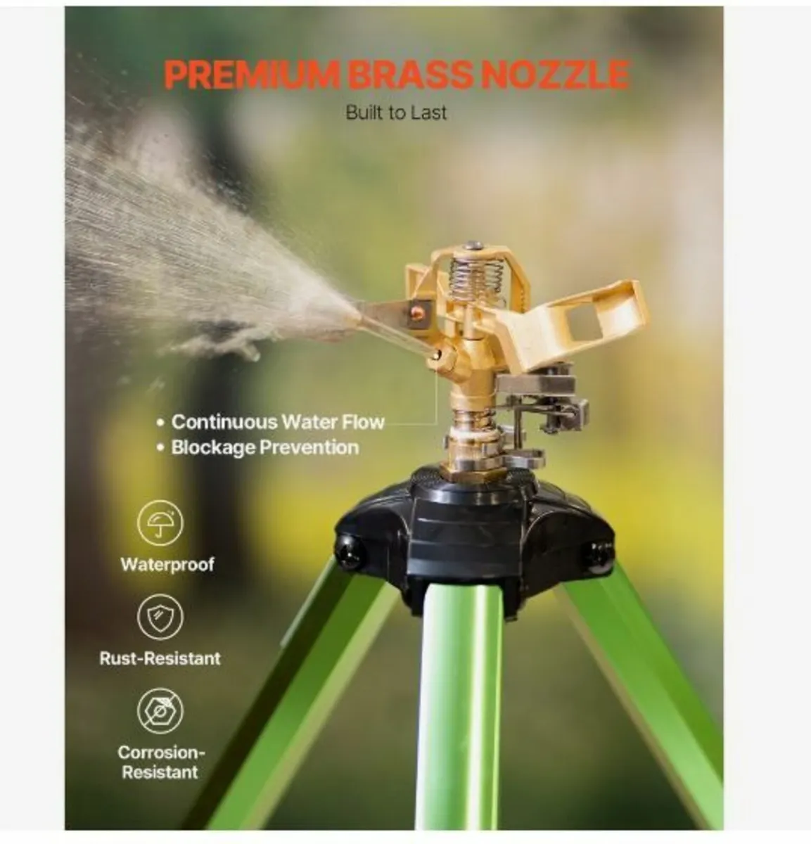 Tripod Sprinkler 2 Packs Heavy Duty - Image 2