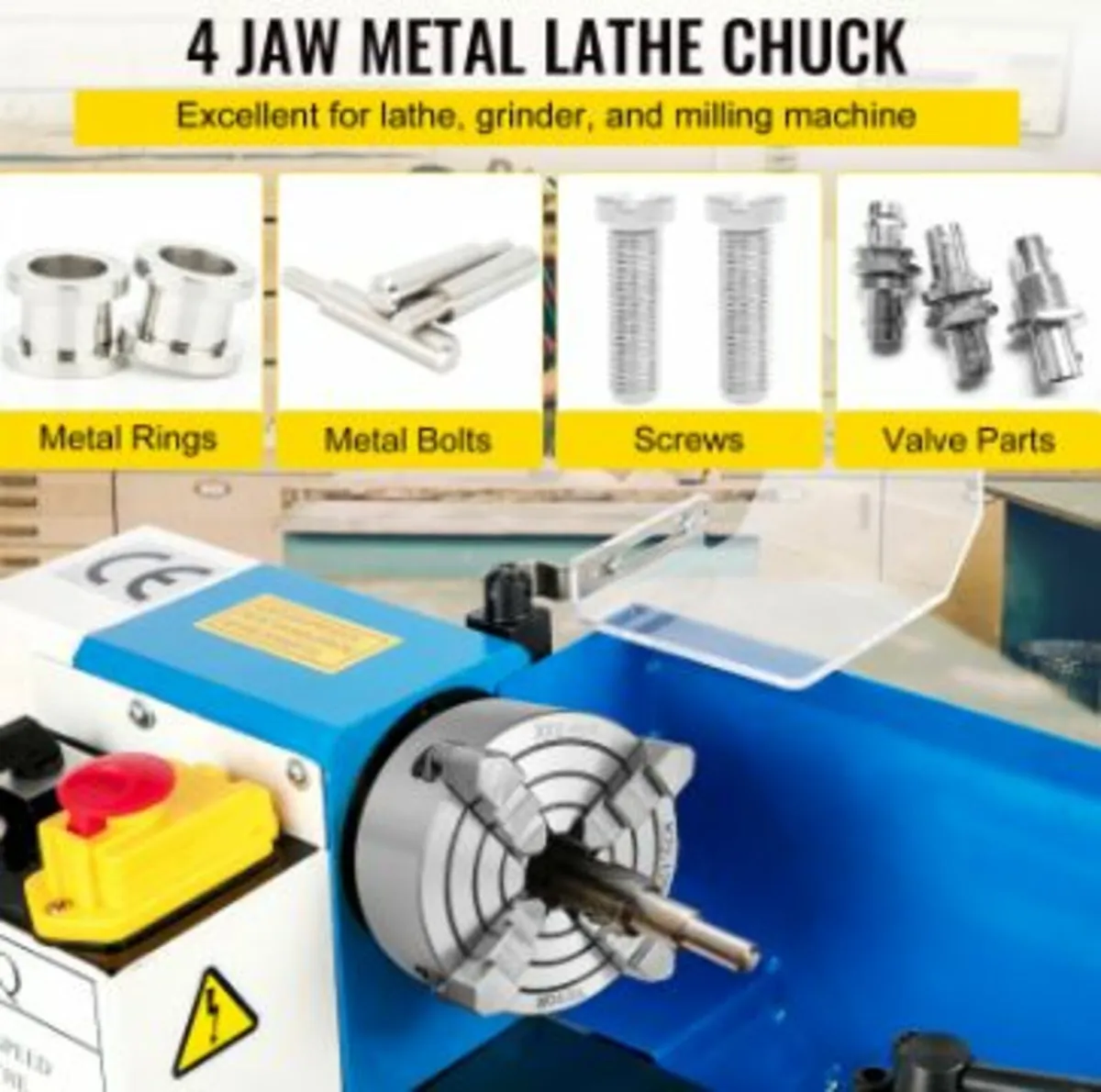 K72-125 5 Inch Lathe Chuck Independent - Image 2
