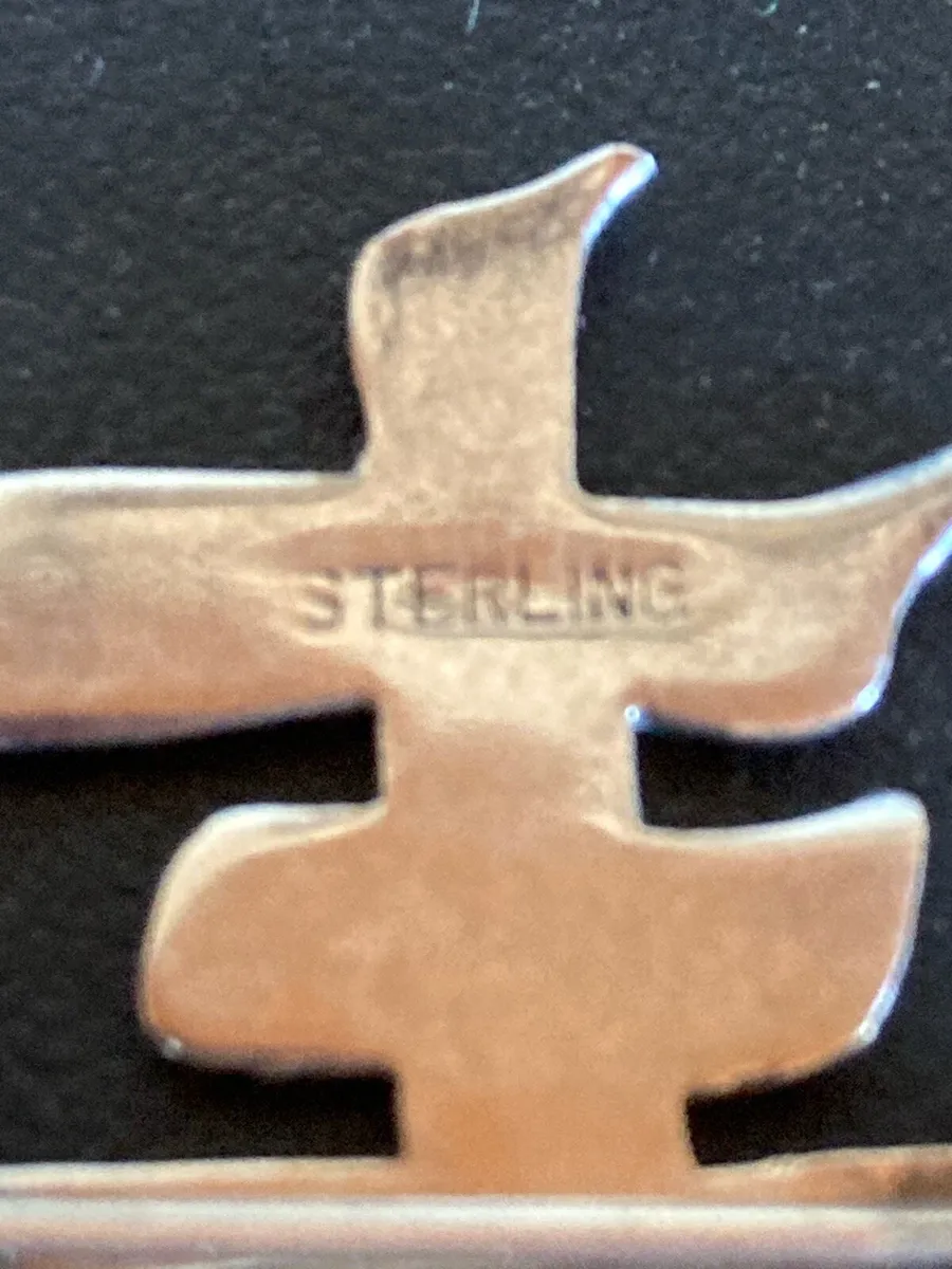 Sterling silver broach - Image 4