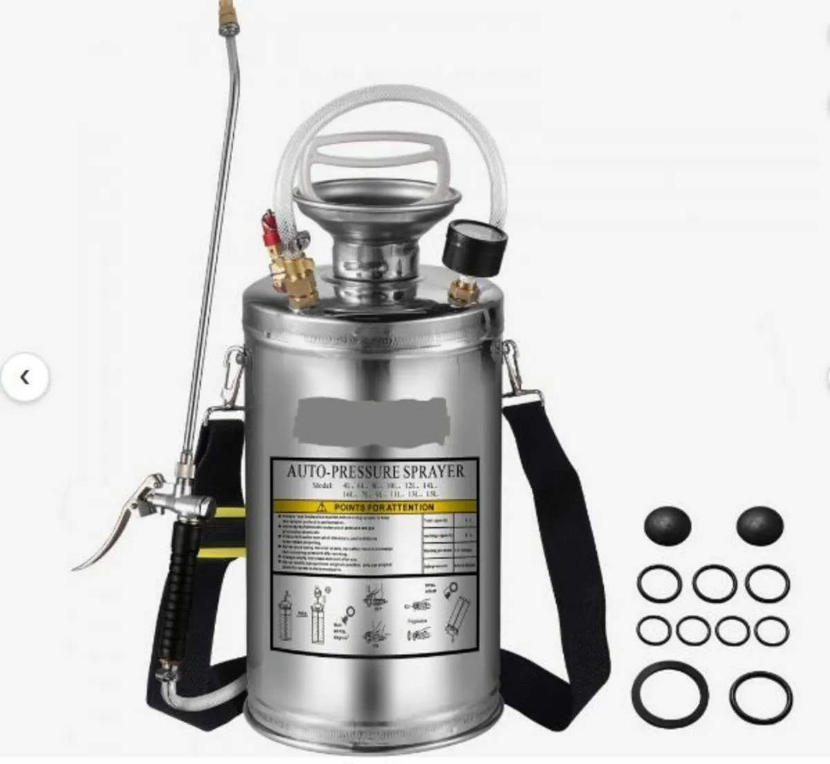 Stainless Steel Sprayer 6L Household - Image 1