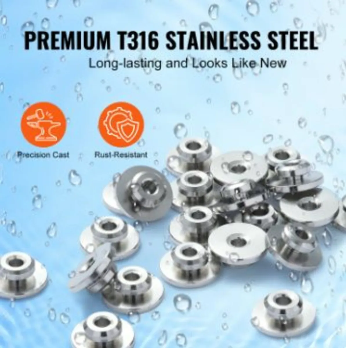 51Pack Cable Railing Kit 3.2mm Wheel Protector - Image 4