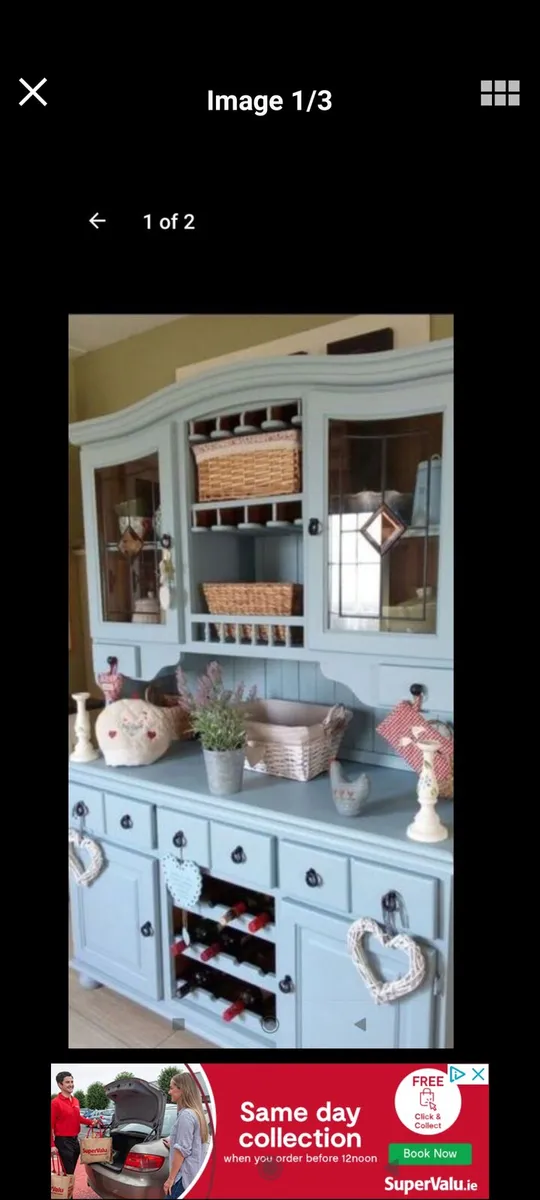 Solid kitchen dresser delivery arranged