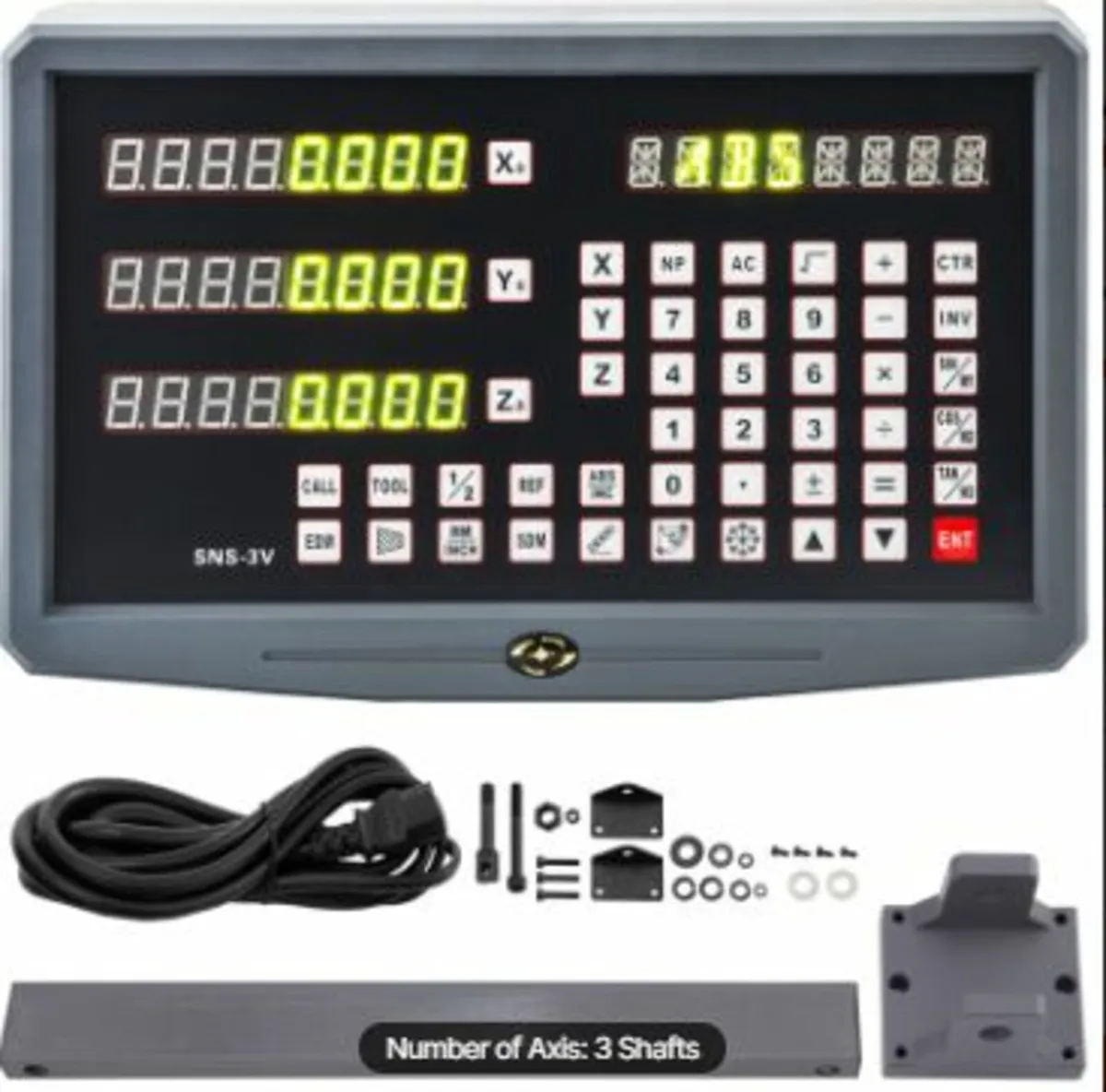 3 Axis Digital Readout Display Lathe Machine - Image 1