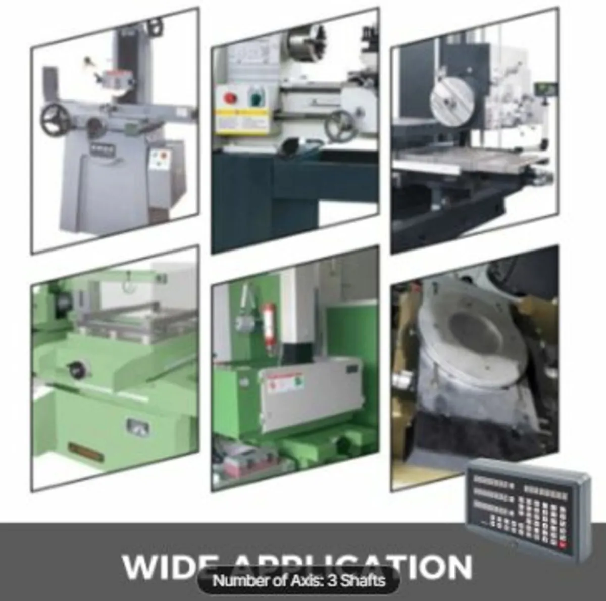 3 Axis Digital Readout Display Lathe Machine - Image 3