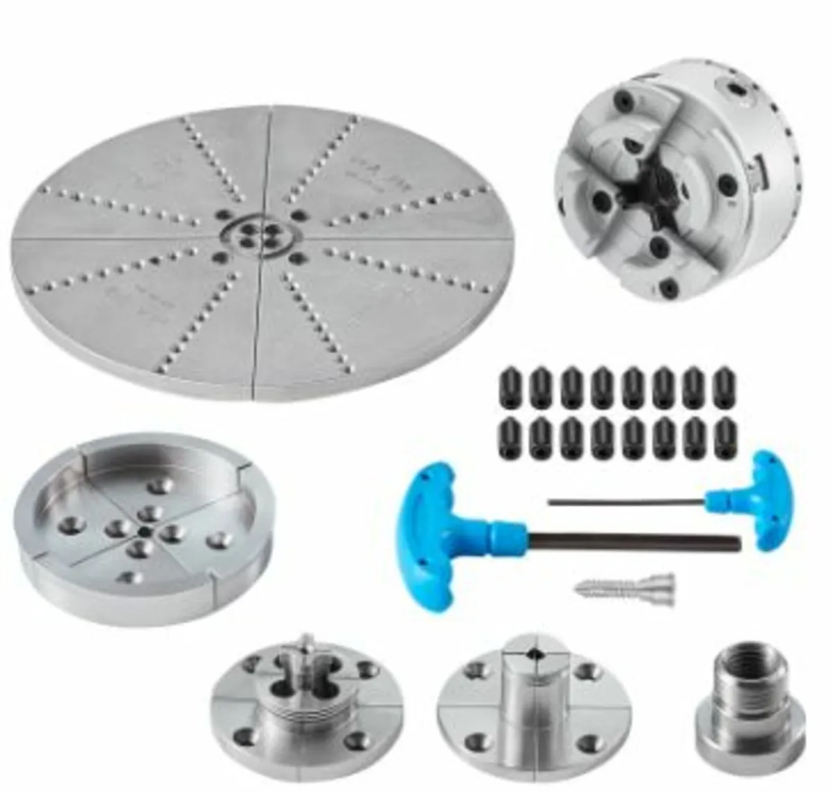 KP965 Lathe Chuck, 4-Jaw 3.75" Diameter - Image 1