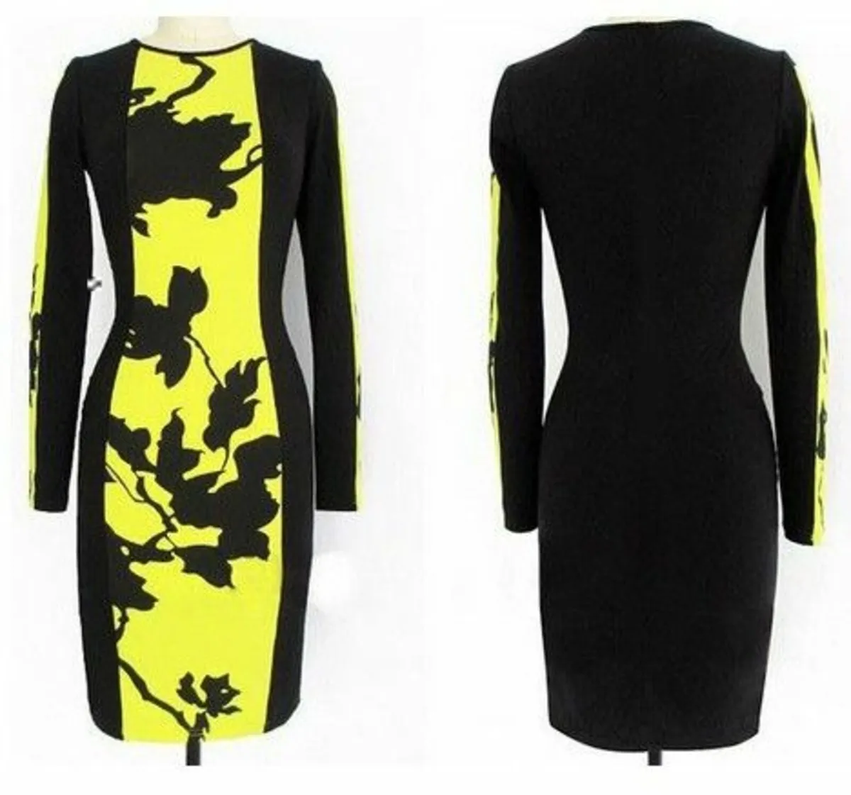 beyonce style dress white black only left size xs - Image 4