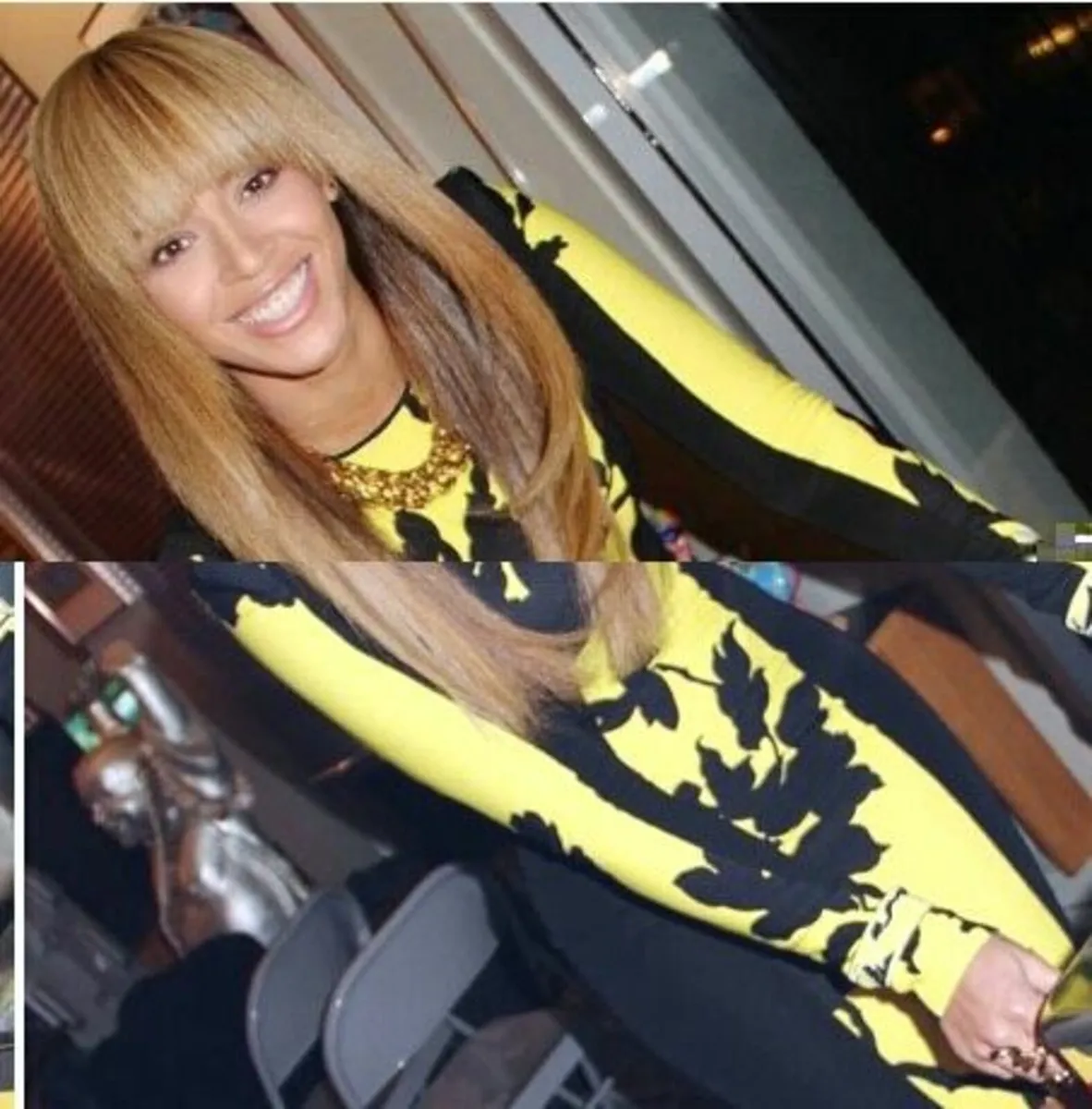 beyonce style dress white black only left size xs - Image 1
