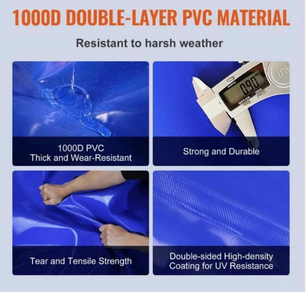 Portable Water Storage Bladder 142.7 Gal 1000D PV - Image 3