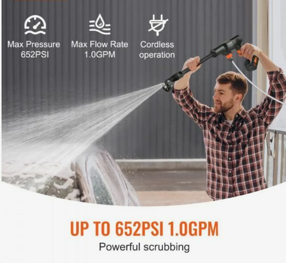 High Pressure Cordless Washer Cleaner - Image 2