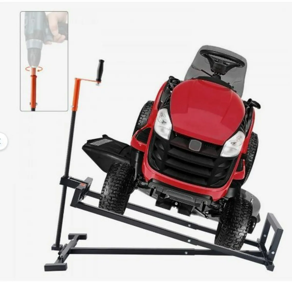 880 Lbs Ride on Lawn Mower Lift Jack - Image 2