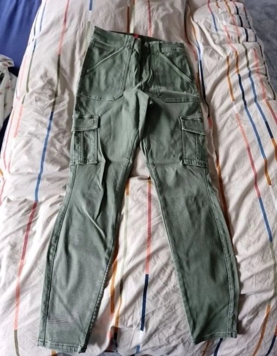 spanx khaki cargo pants - Image 1
