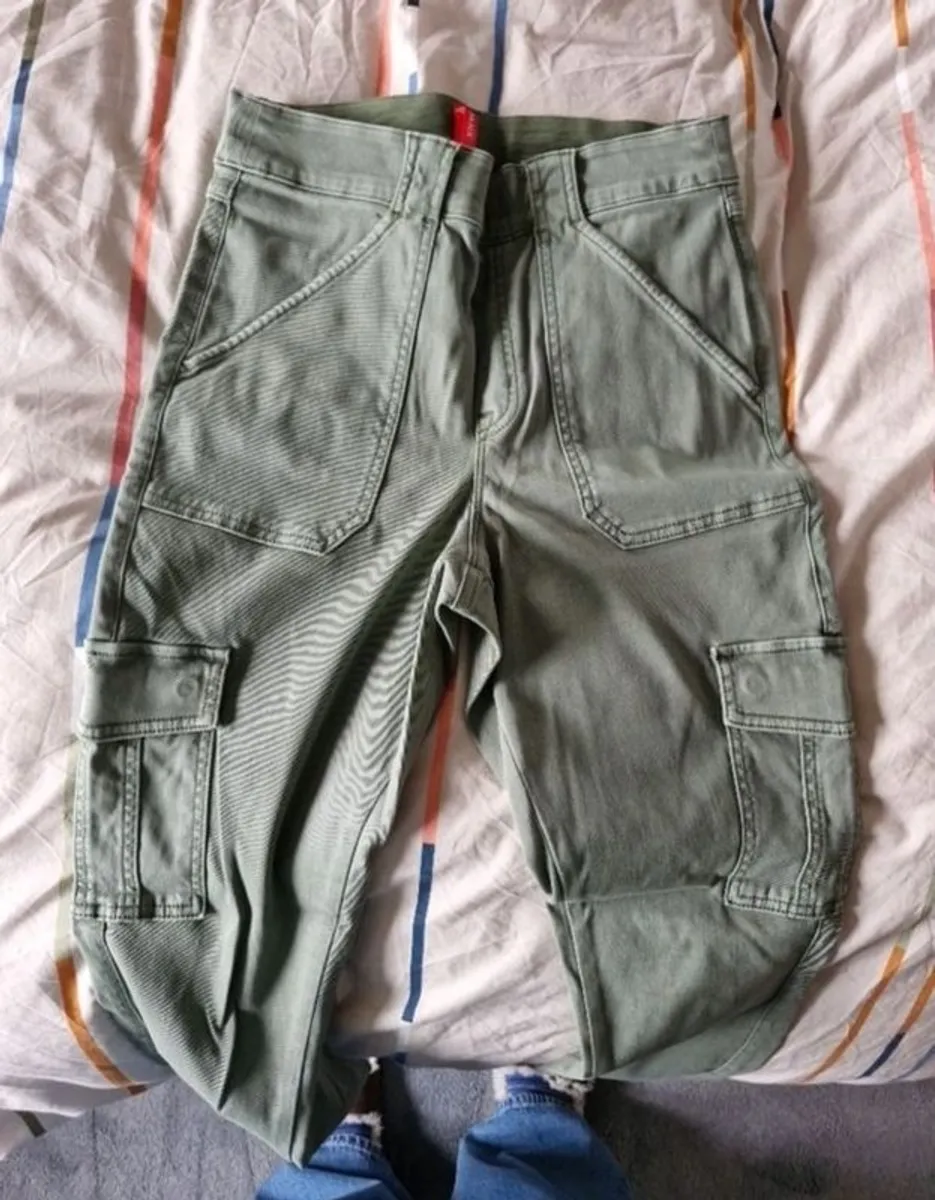spanx khaki cargo pants - Image 2