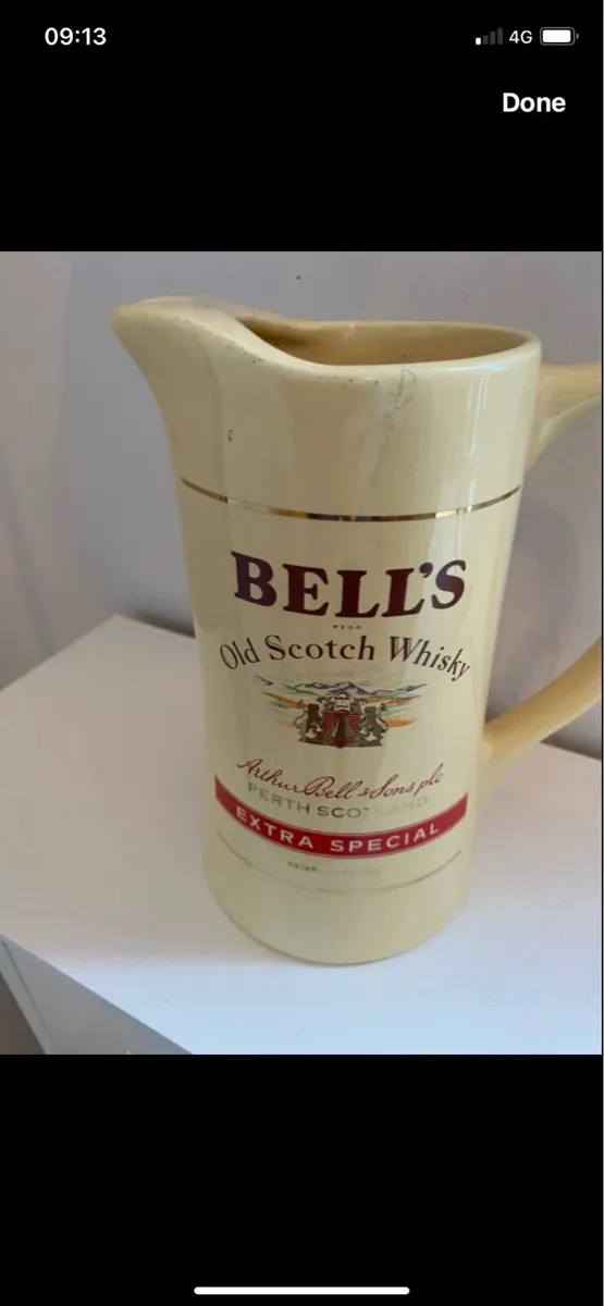 Large Bell’s Scotch Whisky Water Jug - Image 1